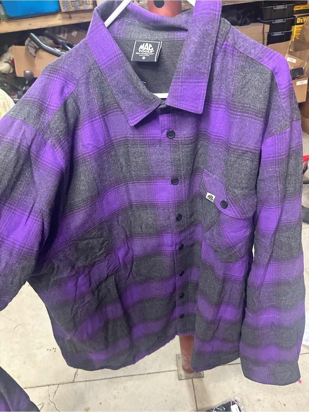 Mac Tools Fleece Plaid Jacket